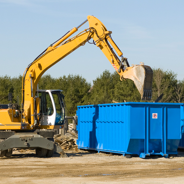 what happens if the residential dumpster is damaged or stolen during rental in Terrell Hills